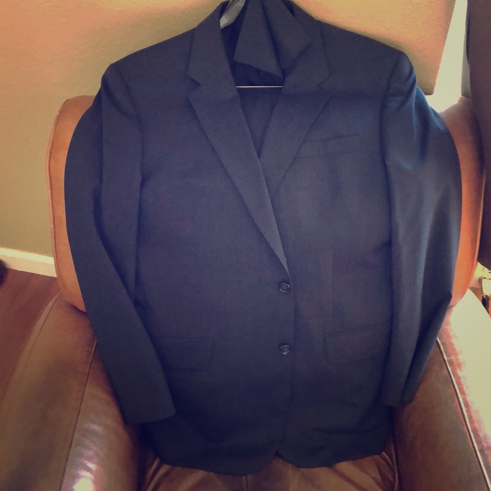 Jos A Bank Navy Suit